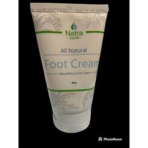NatraCure Moisturizing Foot Cream and Lotion - 4 oz For Cracked Feet Repair New